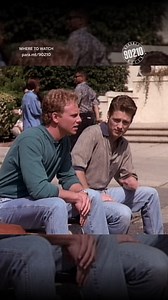 Cool it with the casting couch talk, Steve. #beverlyhills90210 Now Streaming on Paramount | Beverly Hills 90210