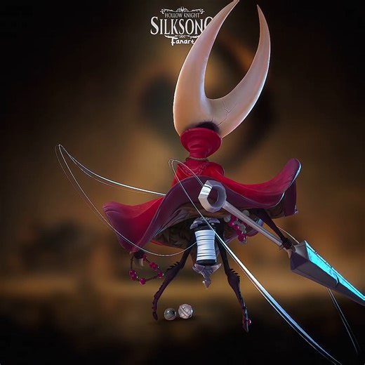 13K views · 285 reactions | André Kent shared the process for crafting his take on Hornet from Hollow Knight: Silksong. He explained how he emphasized the bug features of the character: https://80.lv/articles/honoring-hollow-knight-silksong-with-a-detailed-3d-recreation-of-hornet | 80 Level | Facebook