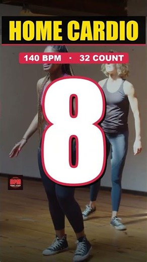 Cardio Dance Music 140 BPM ⚡ 32 Count Dance Workout #shorts