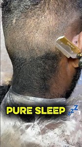 Straight Razor Neck ASMR ⚡ Satisfying Shave No Talking Sleep
