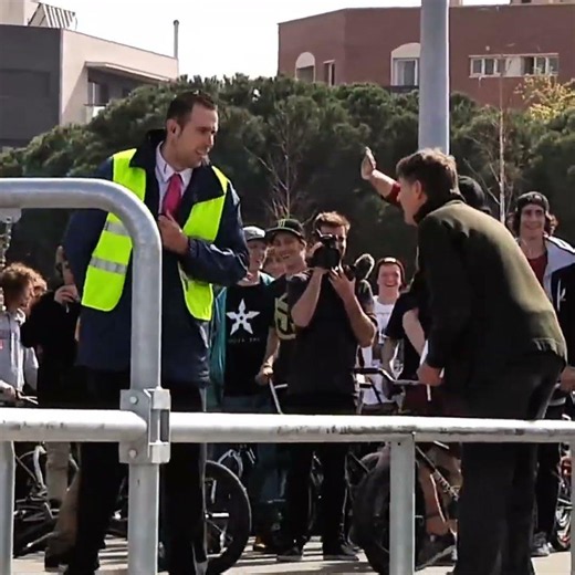 🚨 Security Couldn't Stop Him - Dan Lacey is a Savage! 🤯 #shorts #bmxstreet #bmx
