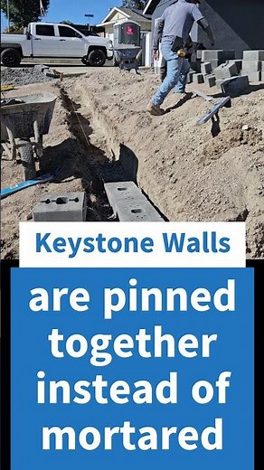 Modern Retaining Wall That Actually Stays Put #shorts #diy #construction