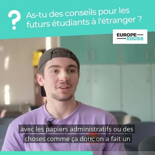 Les conseils des étudiants Europe Eduss pour vos études de kinésithérapie à l'étranger en français