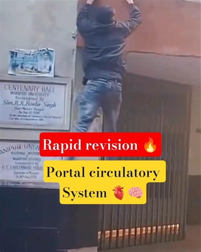 Rapid revision🚀Portal circulatory system|BIOLOGY #neet2026 #cuetbiology #Shorts #neetpreparation #pw