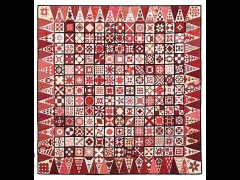 Video 1 - Dear Jane French Hand Patchwork Step by Step - A6 & B13 Blocks Jane Stickle's Quilt
