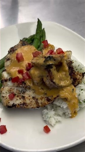 Unicorn Filefish Fillet Dish at Bonefish Grill