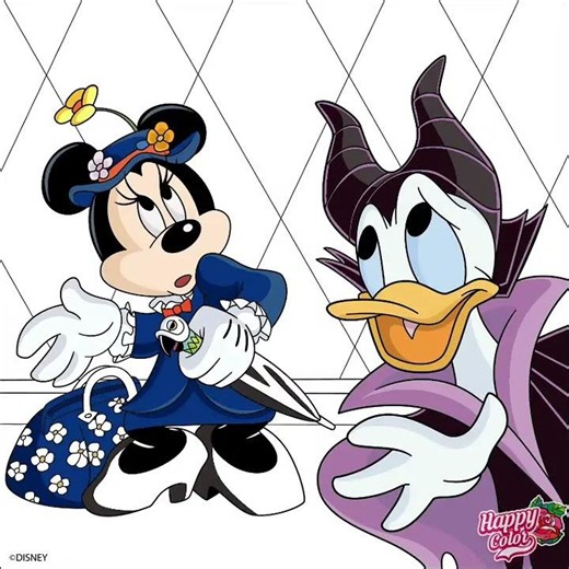 HAPPY COLOR APP | Part 1 | Mickey Mouse