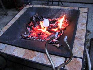 Dry Ice Into Fire See What Happens