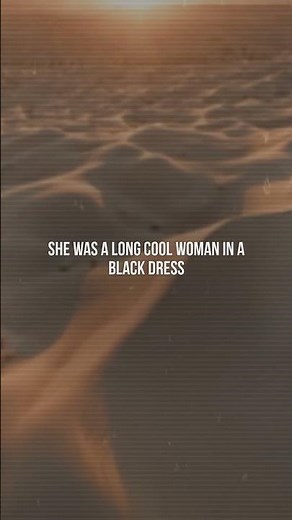 The Hollies - Long Cool Woman (In A Black Dress) / Lyrics #thehollies #rock #lyrics