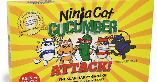 Ninja Cat Cucumber Attack!