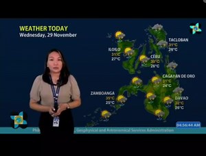 WEATHER BULLETIN FOR NOVEMBER 29, 2023 BROUGHT TO YOU BY DOST-PAGASA | Digos City News Online | Facebook