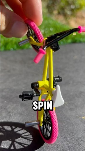 HOW TO BAR SPIN A FINGER BIKE #lcboards #fingerboard #techdeck #fingerbike #bmx #mtb #skate #skating