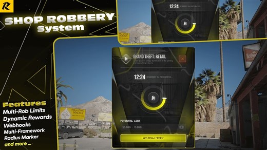 MARKET ROBBERY (ESX, QBCORE, QBOX)