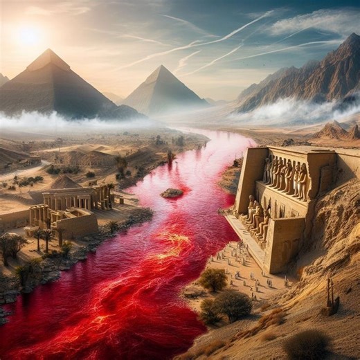 920K views · 37K reactions | “God’s Warning in the Nile” God sent Moses to Pharaoh with a warning, but when Pharaoh refused, the Lord turned the Nile into blood. Fish died, water became undrinkable, and all Egypt witnessed God’s mighty power, showing that He alone rules over life and nature. #biblestoriesvideos #TrustGod #Godisgood #bibleverseoftheday #WordOfGod #faith #jesussaves #FaithInGod #ChristianLife #InspirationDaily | BIBLE Stories Videos | Facebook