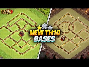 Best TH10 Bases for WAR, TROPHY and FARMING 🔥 Clash of Clans
