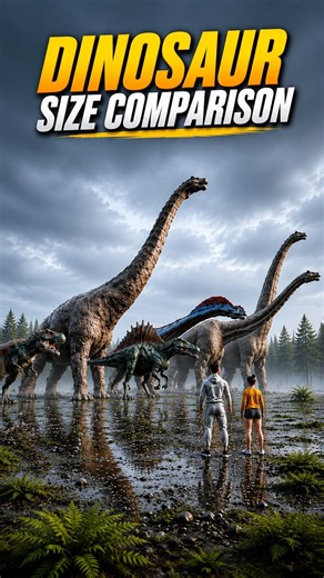 Dinosaur Size Comparison 3D 🤯 How Big Were They? #dinosaur #shorts #prehistoricmonsters