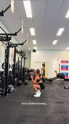 Countdown to Hyrox Sydney is on🔒#hyrox #hybridtraining