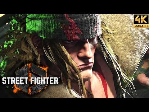 Street Fighter 6 - Alex World Tour Mode Walkthrough (4K 60FPS)