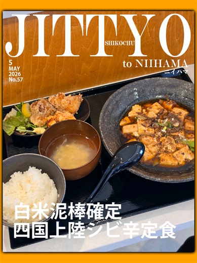 新居浜で味わう本格四川麻婆豆腐｜唐揚げ付き定食1400円
