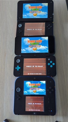 Donkey Kong Country- Nintendo 3DS XL vs New 2DS XL vs 2DS Speed Comparison