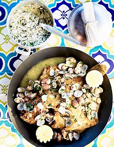 Turbot aux palourdes pour 4 personnes - Recettes - Elle à Table