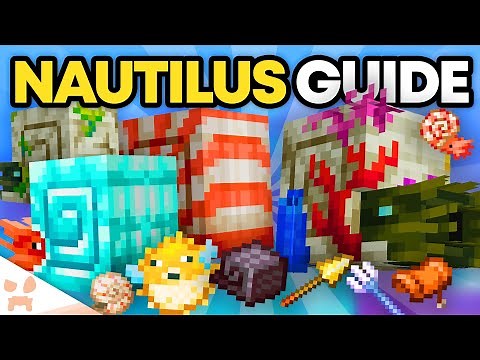 EVERYTHING ABOUT THE NAUTILUS + NEW VARIANTS IN THE NEW MINECRAFT UPDATE!