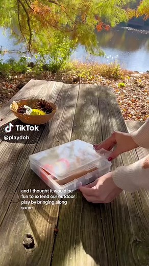 Fall Nature Walk with Play-Doh Colors | Outdoor Activities for Kids