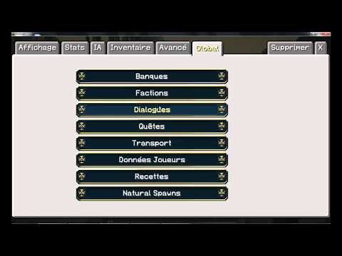 [Minecraft] Tuto Custom NPC : Créer et modifier ses PNJ ; Quêtes, dialogues, jobs, etc.