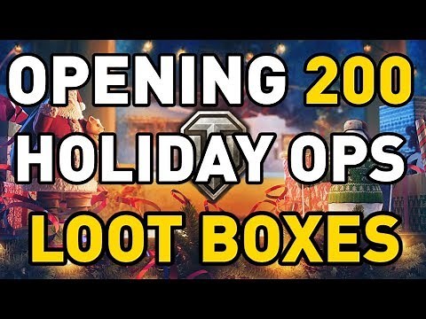Opening 200 Loot Crates in World of Tanks Holiday Ops 2019