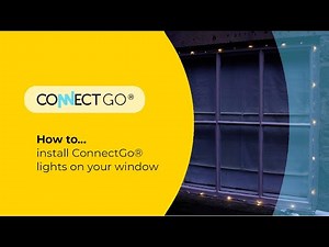 How to wrap lights around your indoor and outdoor windows without nails - ConnectGo®
