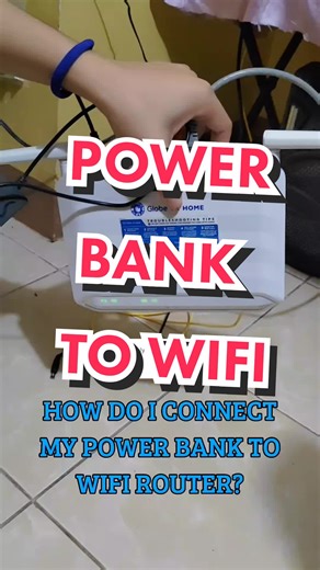How to Connect a Power Bank to a WiFi Router