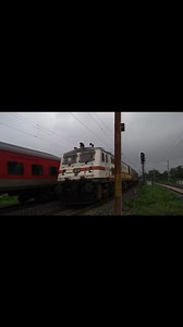 18 reactions | 12301/ Howrah- New Delhi Rajdhani Express led by HWH WAP7 meets Poorva Express led by HWH WAP7 at massive Bally curve . . Follow my page for more | Exploring India & Indian Railways | Facebook