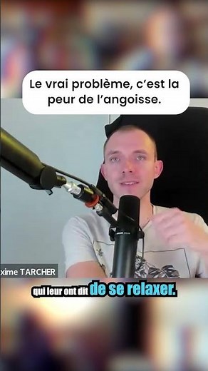 Le vrai problème, c’est la peur de l’angoisse #anxiete #psychologie #sante #motivation