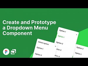 Create a Dropdown Menu component in Figma (Tutorial)