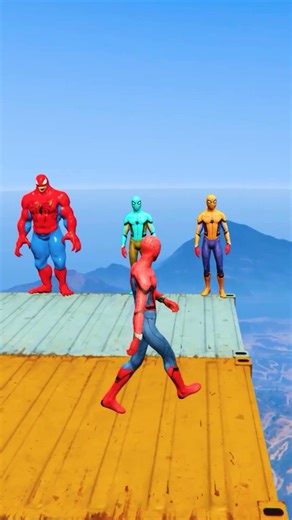 GTA 5 Epic Water Ragdolls Spiderman Jump/Fails Ep 214 #shorts