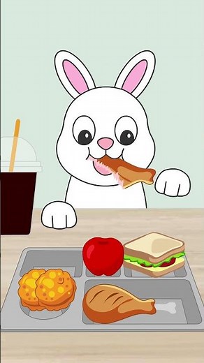🎒 ASMR School Lunch Mukbang 🤤 Animation Eating Sounds! #shorts #schoollunch #azdanimation