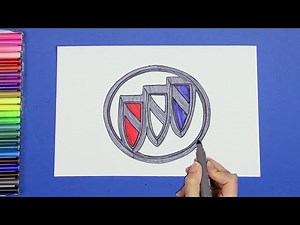 How to draw Buick Car Logo