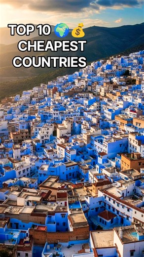 $500 Can Take You This Far! 10 Cheapest Countries 🌍✈️ #Shorts