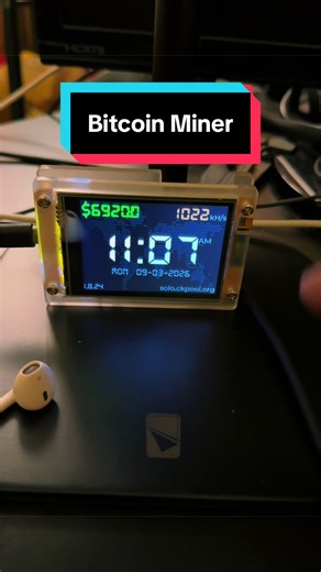 Bitcoin Solo Miner #btc #bitcoin crypto #crypto | cripto