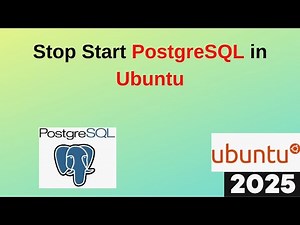 How to Stop Start and Restart PostgreSQL Server on Ubuntu using 2 methods | 2025 Updated