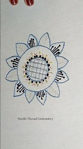 Beautiful Floral Hand Embroidery Design | Simple & Neat Hand Embroidery Tutorial for Beginners