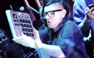 Skrillex玩M-Audio Trigger Finger