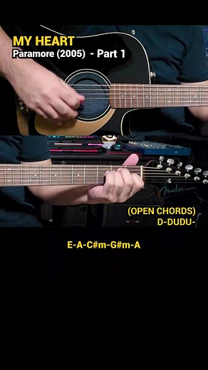 Easy Guitar Chords Tutorial for 'My Heart' by Paramore
