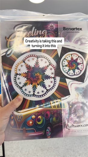 22 reactions · 7 comments | Do you have the power to imagine a pattern in a different color way? Dorothy, one of our regular customers, sure does! 朗 Pattern: Feeling Groovy by Judy Niemeyer Quilting for @quiltworx Available on our website at mendedheartsquilting.com #Quilt #Quilting #Quilter #QuiltShop #QuiltStore #FabricShop #FabricStore #OnlineFabricStore #OnlineFabricShop #Quiltworx #QuiltworxPattern #FeelingGroovyQuilt | Mended Hearts Quilting & Boutique | Facebook