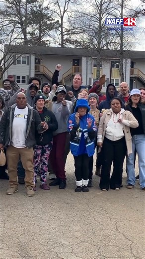 Volunteers cheer after successfully moving out all residents at The Sutton Apartments in Madison. For over two weeks, residents have been without water and were forced to quickly move out. Thanks to aid from multiple agencies, they have been moved to new or temporary housing. Tune into WAFF 48's evening news coverage to hear more! | WAFF 48 News