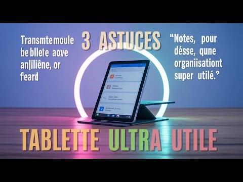 3 tips to make your tablet super useful!