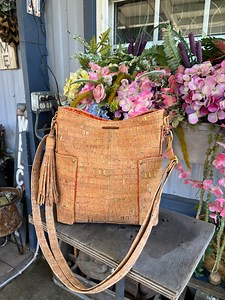 Mini Cork Crossbody Bag: Handmade Compass Design Shoulder Bag - Etsy