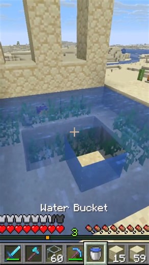 Expanding the pond 🐠 #minecraftbuilding #minecraftsurvival #worldlingsSMP