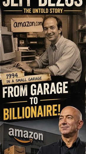 Jeff Bezos: The Untold Story | From a Small Garage to Building Amazon | Full Documentary #amazon#ai
