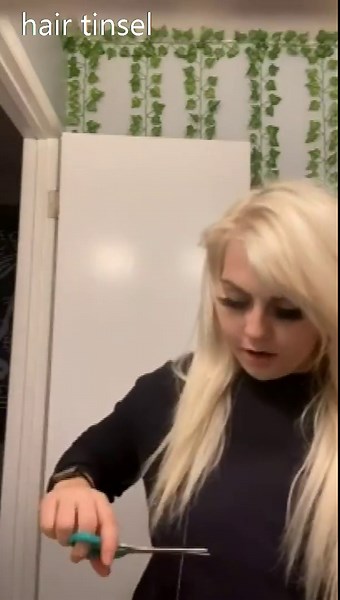 Hair Tinsel Kit Strands With Tool 47 Inch 12 Colors 2100 Strands Fairy Hair Tinsel Kit Hair Extensions Sparkling Glitter Shiny Silk Tinsel for Women Girls Hair for Christmas Decorations (12 colors)